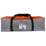 vidaXL Teepee stan pre 8 osôb Šedá a oranžová 720 x 465 x 295 cm – Obrázok 10
