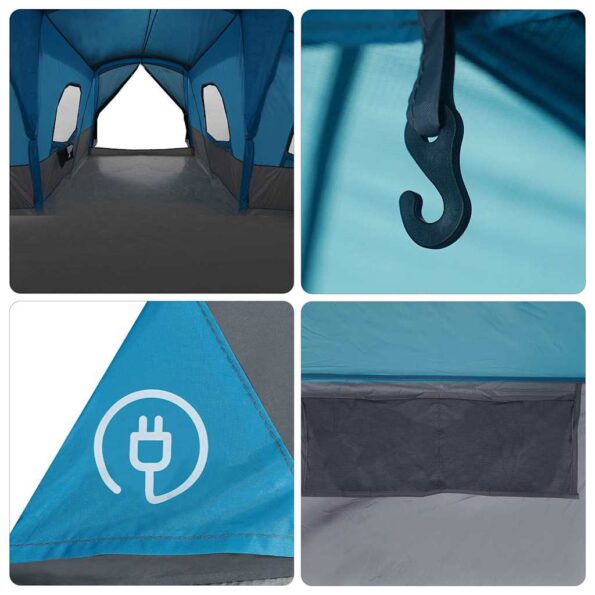 vidaXL Stan Modrá 680 x 510 x 210 cm 185T Polyester s PU náterom – Obrázok 12