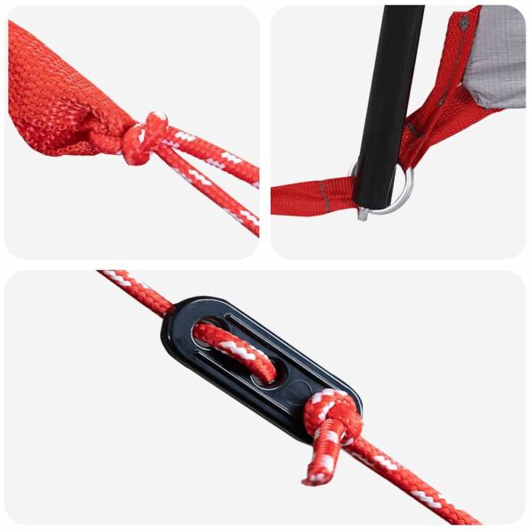 vidaXL Stan Modrá 680 x 510 x 210 cm 185T Polyester s PU náterom – Obrázok 9