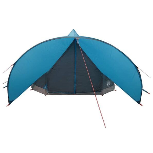 vidaXL Teepee stan so strechou Modrá a šedá 600 x 600 x 347 cm – Obrázok 5