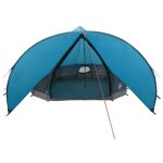 vidaXL Teepee stan pre 9 osôb Modrá a šedá 502 x 502 x 297 cm – Obrázok 6