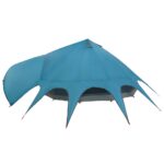 vidaXL Teepee stan pre 9 osôb Modrá a šedá 502 x 502 x 297 cm – Obrázok 7