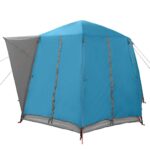 vidaXL Stan pre 3 osoby so strechou Modrá a šedá 320 x 320 x 203 cm – Obrázok 7