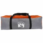 vidaXL Stan pre 3 osoby so strechou Šedá a oranžová 320 x 320 x 203 cm – Obrázok 10