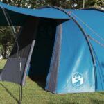 vidaXL Tunelový stan pre 4 osoby Modrá a šedá 740 x 370 x 220 cm – Obrázok 3