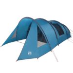 vidaXL Tunelový stan pre 5 osôb Modrá a šedá 805 x 405 x 211 cm – Obrázok 2