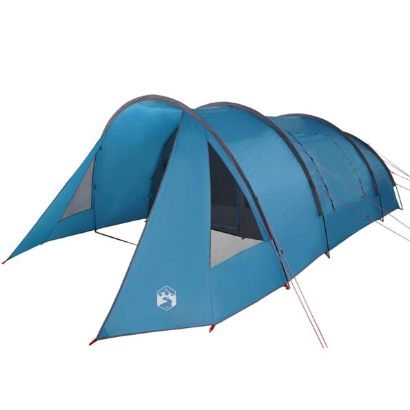 vidaXL Tunelový stan pre 5 osôb Modrá a šedá 805 x 405 x 211 cm – Obrázok 4