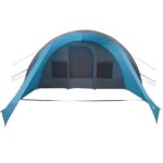 vidaXL Tunelový stan pre 5 osôb Modrá a šedá 805 x 405 x 211 cm – Obrázok 6