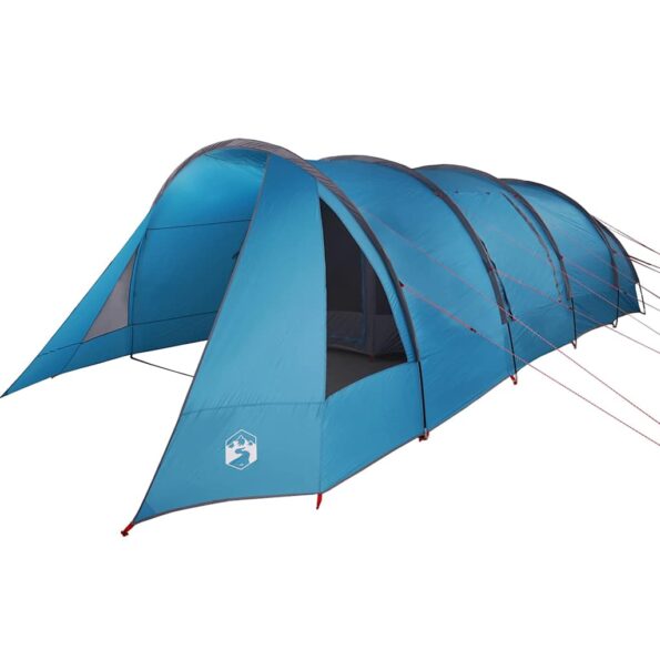 vidaXL Stan pre 6 osôb so strechou Modrá a šedá 890 x 470 x 220 cm – Obrázok 4