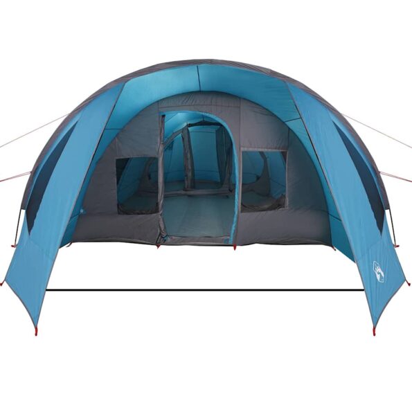 vidaXL Stan pre 6 osôb so strechou Modrá a šedá 890 x 470 x 220 cm – Obrázok 5