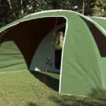 vidaXL Stan pre 6 osôb so strechou Zelená a biela 700 x 590 x 215 cm – Obrázok 3
