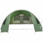 vidaXL Stan pre 6 osôb so strechou Zelená a biela 700 x 590 x 215 cm – Obrázok 6