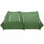 vidaXL Stan pre 6 osôb so strechou Zelená a biela 700 x 590 x 215 cm – Obrázok 7
