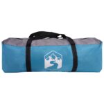 vidaXL Stan pre 6 osôb so strechou Modrá a šedá 700 x 590 x 215 cm – Obrázok 10