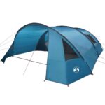 vidaXL Stan pre 6 osôb so strechou Modrá a šedá 700 x 590 x 215 cm – Obrázok 2