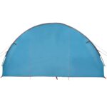 vidaXL Stan pre 6 osôb so strechou Modrá a šedá 700 x 590 x 215 cm – Obrázok 8