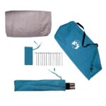 vidaXL Tunelový stan pre 3 osoby Modrá a šedá 328 x 228 x 115 cm – Obrázok 11