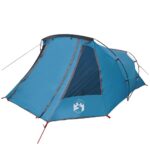 vidaXL Tunelový stan pre 3 osoby Modrá a šedá 328 x 228 x 115 cm – Obrázok 4