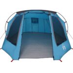 vidaXL Tunelový stan pre 3 osoby Modrá a šedá 328 x 228 x 115 cm – Obrázok 5