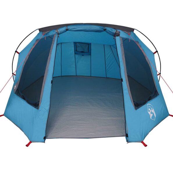 vidaXL Tunelový stan pre 3 osoby Modrá a šedá 328 x 228 x 115 cm – Obrázok 5