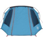 vidaXL Tunelový stan pre 3 osoby Modrá a šedá 328 x 228 x 115 cm – Obrázok 6