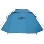 vidaXL Tunelový stan pre 3 osoby Modrá a šedá 328 x 228 x 115 cm – Obrázok 8