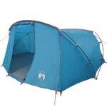 vidaXL Tunelový stan pre 4 osoby Modrá a šedá 318 x 275 x 140 cm – Obrázok 2