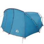 vidaXL Tunelový stan pre 4 osoby Modrá a šedá 318 x 275 x 140 cm – Obrázok 4