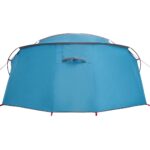 vidaXL Tunelový stan pre 4 osoby Modrá a šedá 318 x 275 x 140 cm – Obrázok 8