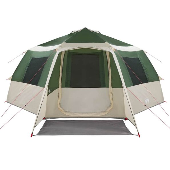 vidaXL Stan pre 12 osôb so strechou Zelená a šedá 500 x 500 x 294 cm – Obrázok 7