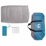 vidaXL Vnútorný stan so strechou Modrá a šedá 300 x 300 x 250 cm – Obrázok 9