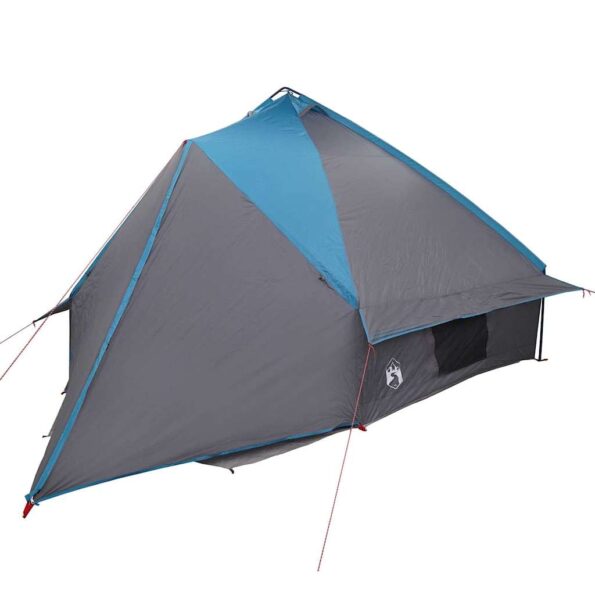 vidaXL Teepee stan so strechou Modrá a šedá 490 x 410 x 210 cm – Obrázok 4