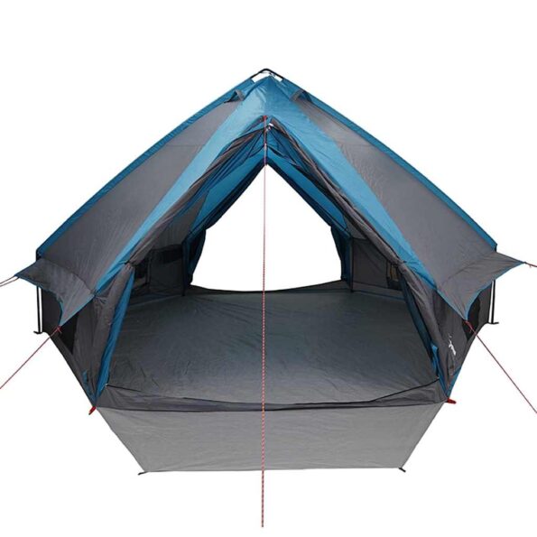 vidaXL Teepee stan so strechou Modrá a šedá 490 x 410 x 210 cm – Obrázok 5
