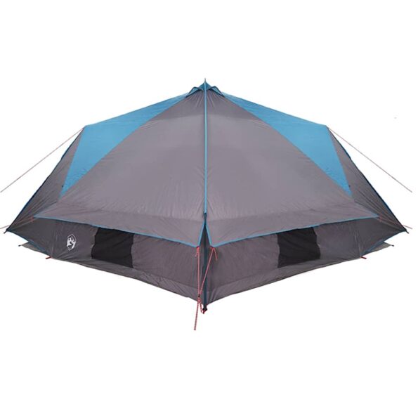 vidaXL Teepee stan so strechou Modrá a šedá 490 x 410 x 210 cm – Obrázok 6