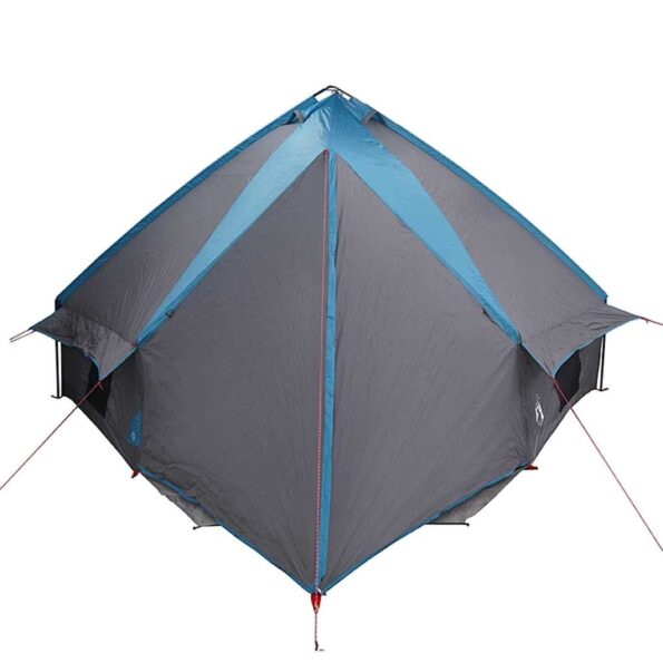 vidaXL Teepee stan so strechou Modrá a šedá 490 x 410 x 210 cm – Obrázok 7