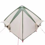 vidaXL Teepee stan pre 8 osôb Zelená a biela 490 x 410 x 210 cm – Obrázok 7