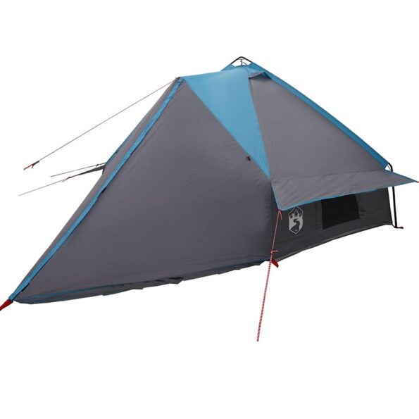 vidaXL Teepee stan pre 8 osôb Modrá a šedá 490 x 410 x 210 cm – Obrázok 4