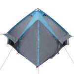 vidaXL Teepee Stan pre 4 Osoby Modrá a šedá 388 x 320 x 169 cm – Obrázok 7
