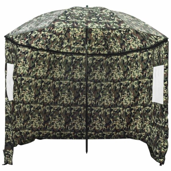 vidaXL Rybársky dáždnik Maskáčová 300 x 240 cm Oxford Polyester – Obrázok 6