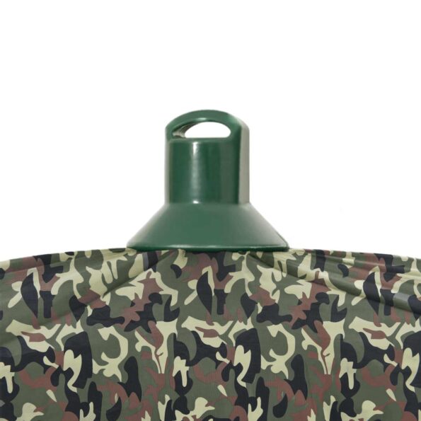 vidaXL Rybársky dáždnik Maskáčová 300 x 240 cm Oxford Polyester – Obrázok 9