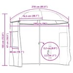 vidaXL Rybársky dáždnik Žltá armáda 220 x 193 cm Oxford Polyester – Obrázok 12