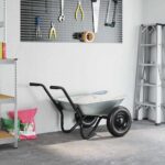 vidaXL Vozík Strieborná a čierna 124 x 73 x 65 cm Oceľ – Obrázok 4