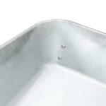 vidaXL Vozík Strieborná a čierna 124 x 73 x 65 cm Oceľ – Obrázok 8