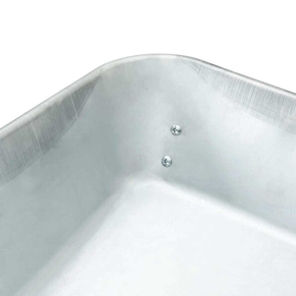 vidaXL Vozík Strieborná a čierna 124 x 73 x 65 cm Oceľ – Obrázok 8