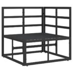 vidaXL Súpravy vonkajšieho nábytku s vankúšom s vankúšom Čierna a antracit – Obrázok 4