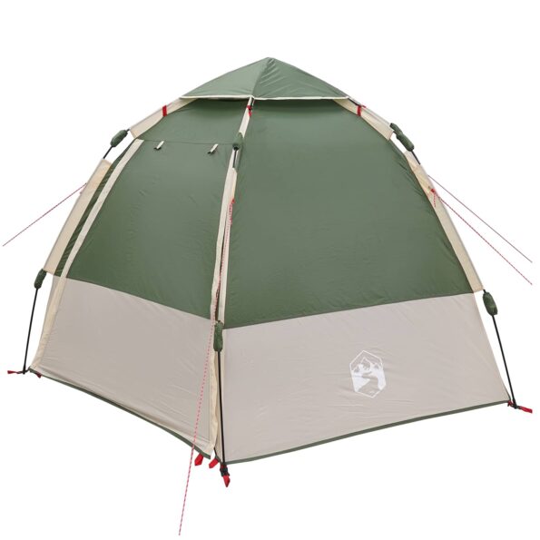 vidaXL Rýchly stan s pršiplášťom pre 4 osoby Zelená 280 x 280 x 160 cm – Obrázok 2