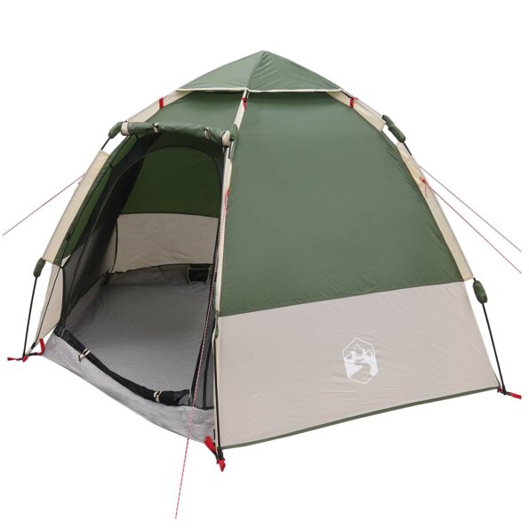vidaXL Rýchly stan s pršiplášťom pre 4 osoby Zelená 280 x 280 x 160 cm – Obrázok 4