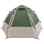 vidaXL Rýchly stan s pršiplášťom pre 4 osoby Zelená 280 x 280 x 160 cm – Obrázok 5