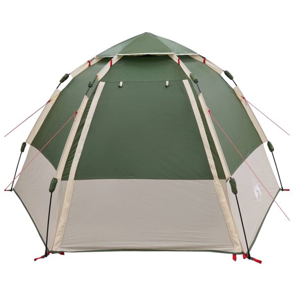 vidaXL Rýchly stan s pršiplášťom pre 4 osoby Zelená 280 x 280 x 160 cm – Obrázok 5