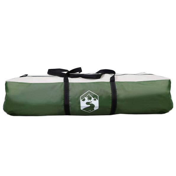 vidaXL Rýchly stan s pršiplášťom pre 4 osoby Zelená 280 x 280 x 160 cm – Obrázok 9